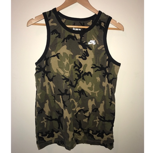 nike camo tank